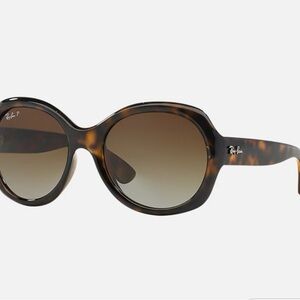 Ray-Ban Women’s Tortoiseshell Oval Sunglasses - R4191 Brown Gradient